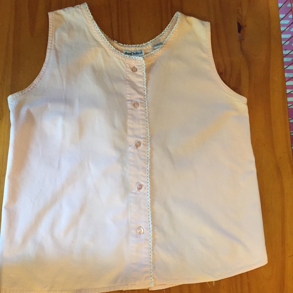 100% cotton sleeveless top, Medium